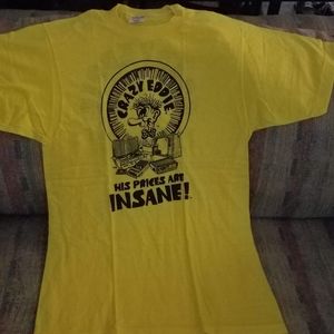 Rare Never Worn Authentic Crazy Eddie T-shirt NWOT